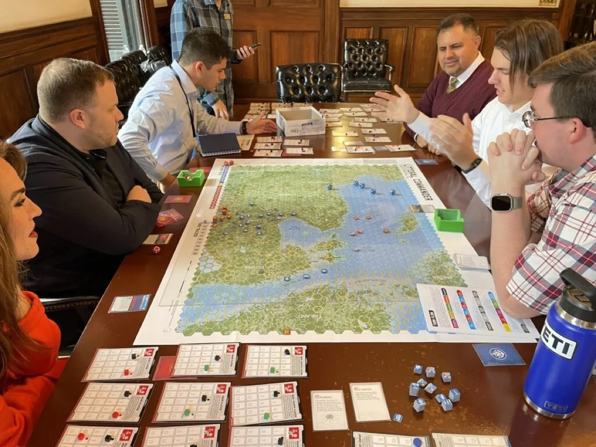 Wargaming session in progress